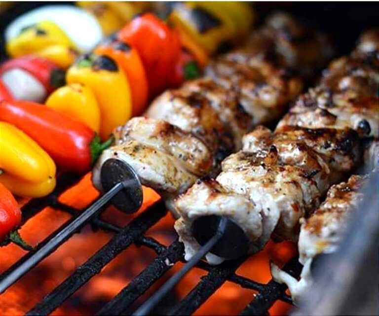 Slimming World Beef Pepper and Spring Onion Yakitori