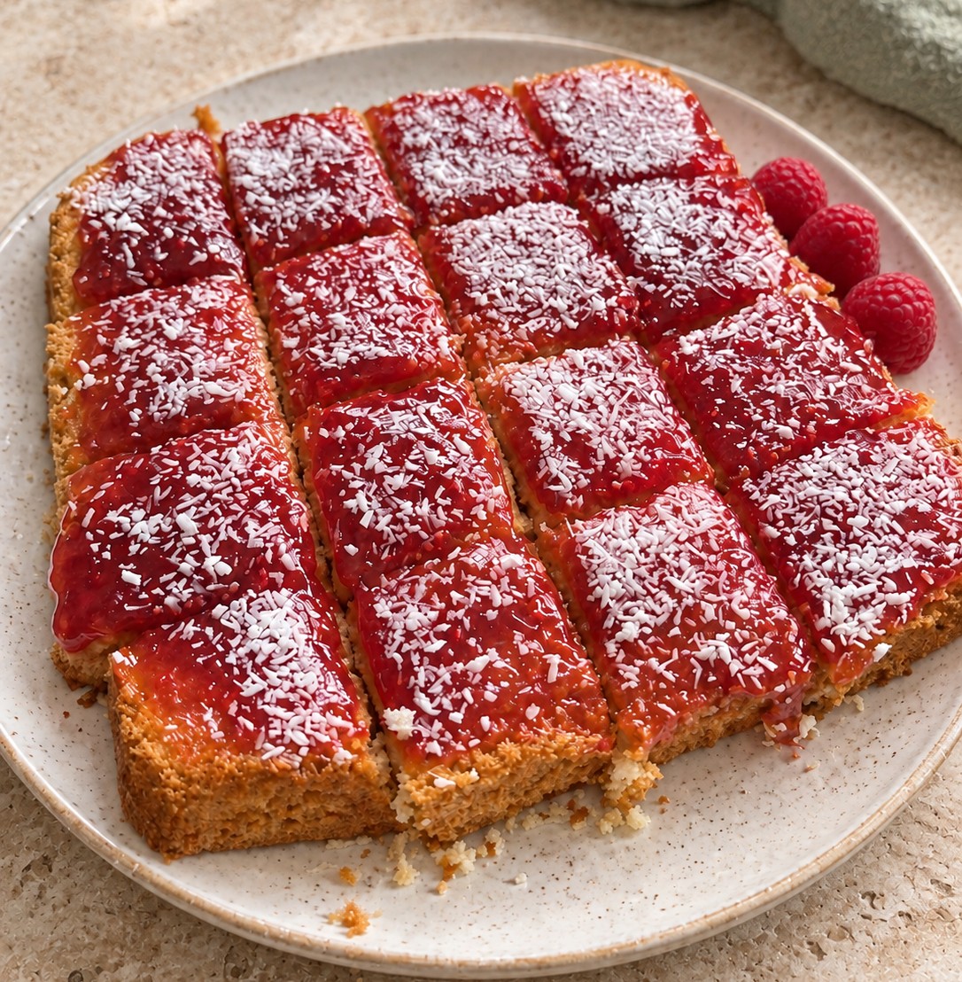 Raspberry and Coconut Sponge Recipe