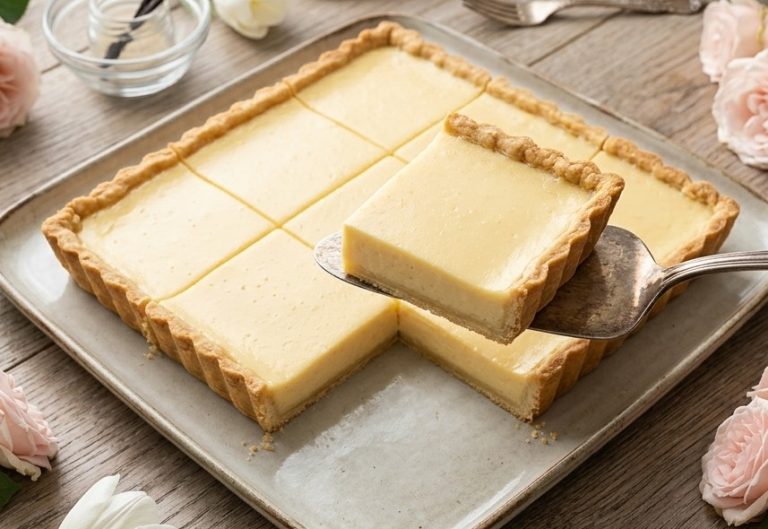 Classic Square Custard Tart (Crostata alla Crema)