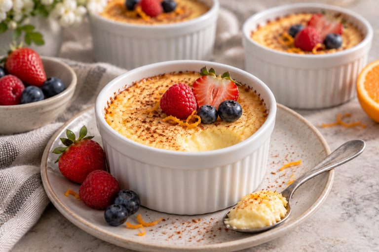 Light and Fluffy Baked Egg Custard Recipe