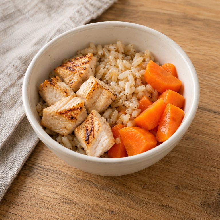 Chicken & brown rice small bowl